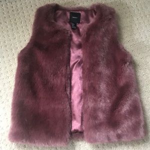 Forever21 Faux Fur Vest